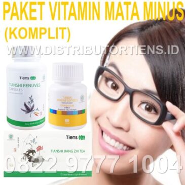 Paket Vitamin Mata Minus Komplit Tiens Mata Sehat Vitaline Renuves Jiang Zhi Tea Tianshi
